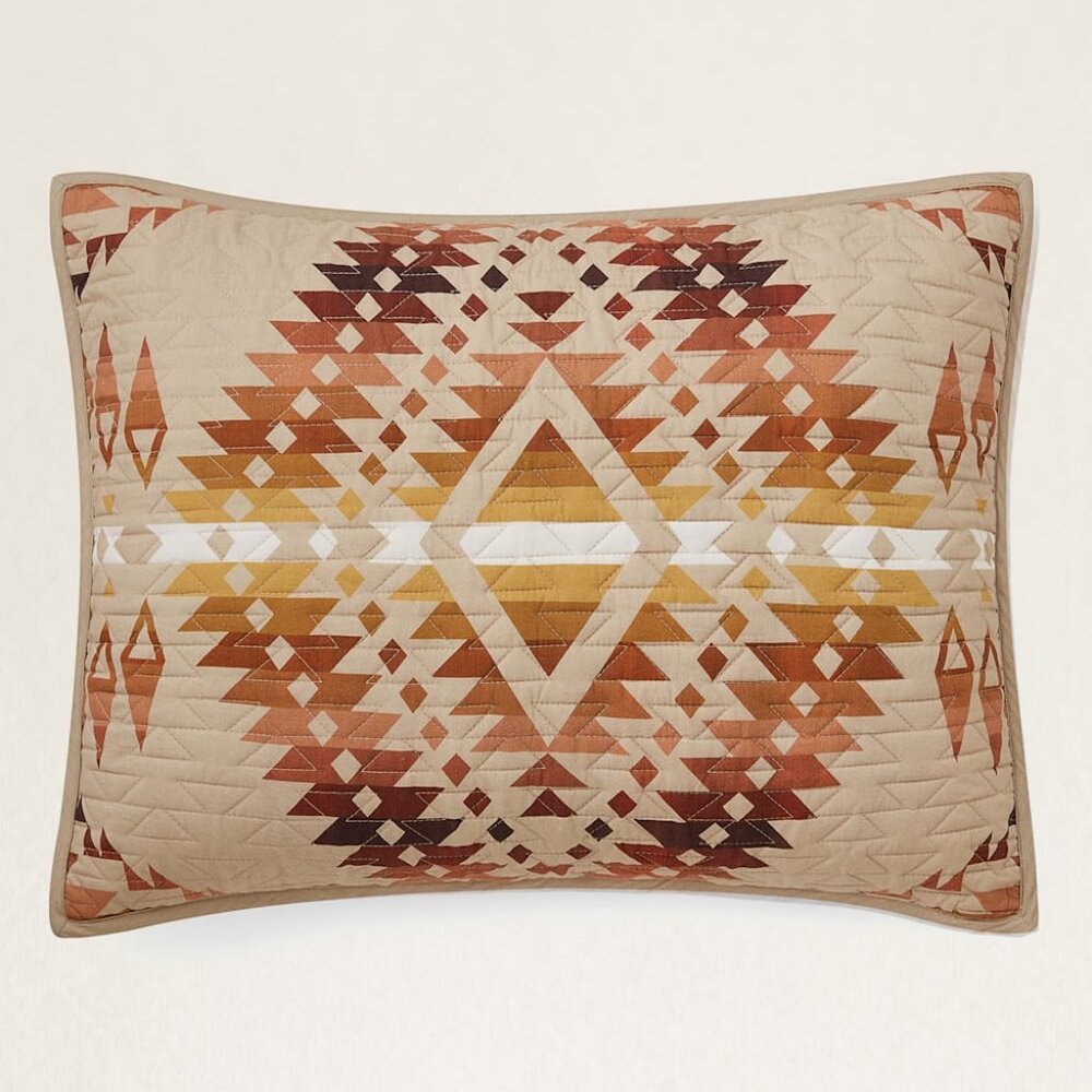 PENDLETON Mission Trails Irish Cream 3 Pc. Full/Queen COVERLET SET - Picture 3 of 5